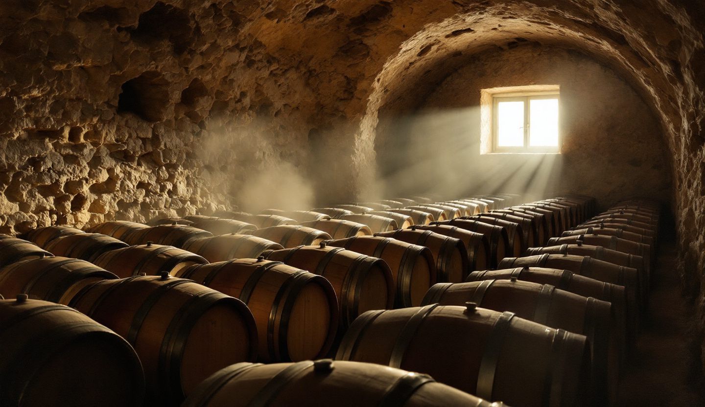 Vineyard landscape in the Paphos wine region of Cyprus